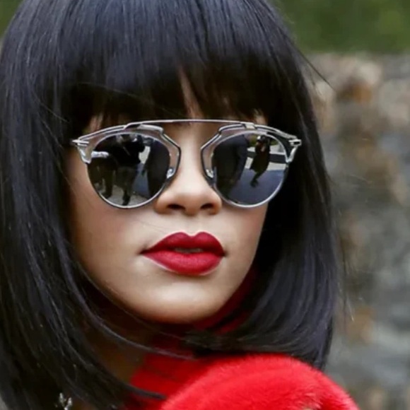 Stylish Silver and Clear Sunglasses